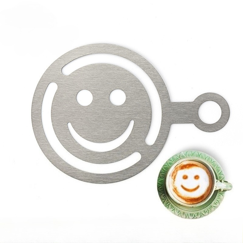 Coffee Shop Equipment - Szablon do latte art ze stali