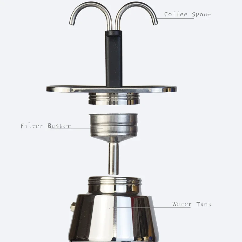 200ML Mini Moka Pot Double Tub – Coffee Equipment Brands recenzja i cena