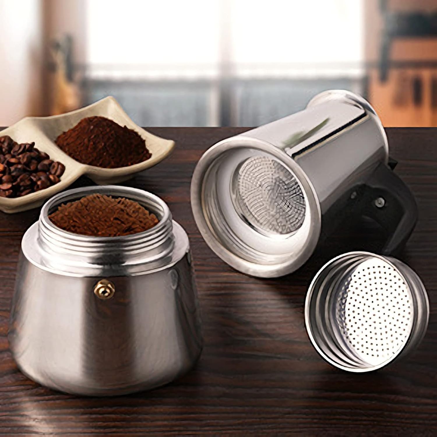 4/6/9 kubki Moka Pot Caffe Mac – Coffee Equipment Brands recenzja i cena