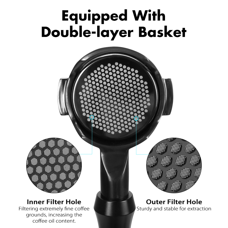 58MM Bezdnny Portafilter do Ka – Coffee Equipment Brands recenzja i cena